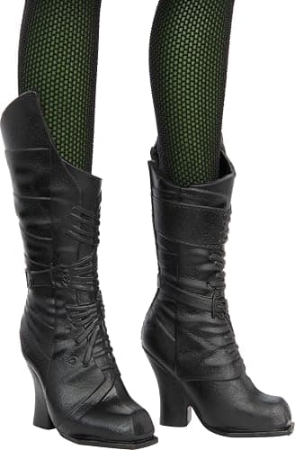 Mattel Universal Wicked Elphaba Fashion Doll & Accessories with Green Skin, Braided Black Hair, Posability & Removable School Uniform thumbnail 4