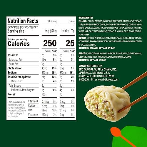 Bibigo Chicken and Vegetable Steamed Dumplings, 6.6 Oz thumbnail 9