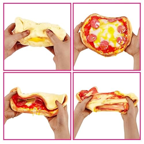 Slime Mart Small Basket by ZURU, Compound Slime Toy, Arts & Crafts for Kids and Kidults, Soft Slime Making Kit - Slime Kit for Girls Ages 6-10, Pizza thumbnail 7