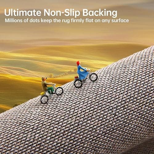 Sasttie 5x7 Area Rugs, Ultra-Soft Washable Rug, Low Pile Foldable Thin Carpets with Non-Slip Backing, Skin-Friendly Stain Resistant Carpet for Living Room, Bedroom, Kitchen, Dorm, 5x7, Pink thumbnail 6