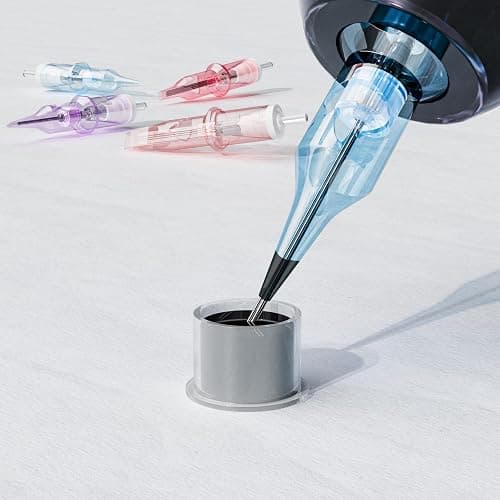 Neebol 50Pcs Tattoo Cartridge Needles Assorted Mixed Sizes - #12(3/5/7/9RL、5/7RS、7/9/15RM、15M1) - Professional Tattoo Needles Cartridges for Lining & Shading Disposable Membrane for Tattoo Pen thumbnail 7