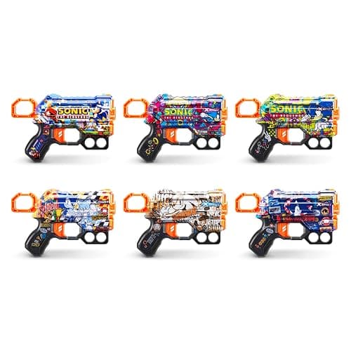 XSHOT Skins Menace - Sonic Race Team (2 Pack + 16 Darts) by ZURU, Easy Reload, Air Pocket Dart Technology, Toy Foam Dart Blaster for Kids, Teens, Adults, Frustration Free Packaging thumbnail 7