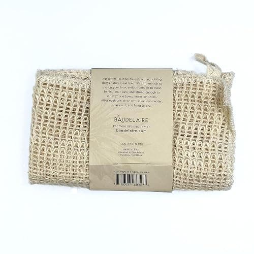 Baudelaire Sisal Exfoliating Wash Cloth – Gentle & Natural Skincare thumbnail 3