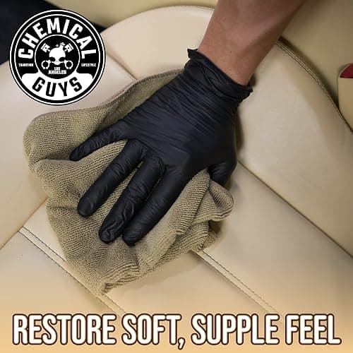 Chemical Guys Colorless and Odorless Leather Cleaner - Safe for Natural, Synthetic, Faux, and Pleather, Car Interior Cleaner, Safe for Furniture, Boots, Apparel, & More - 16 oz thumbnail 4