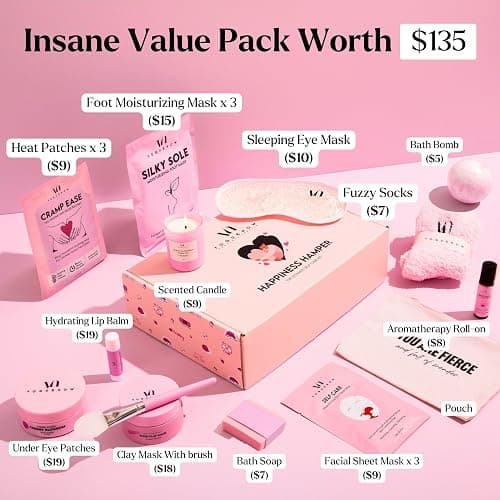 Spa Gifts for Women - Premium Self Care Spa Kit With Bath, Skin Care Sets & Self Care Items - Ultimate Pampering Set - Christmas Gifts for Women - Birthday Gifts- Spa Gift Baskets (Pack of 20) thumbnail 2