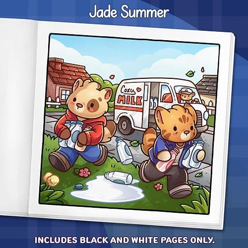 Cat Crimes: Cozy Coloring Book for Adults and Teens with Funny Scenes for Cat Lovers thumbnail 3