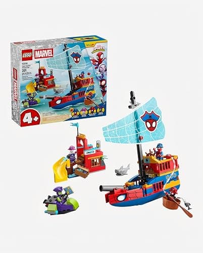 LEGO Marvel Spidey and His Amazing Friends Team Spidey Pirate Ship Building Toy for Kids - Super Hero Pretend Play Set for Preschool Boys & Girls, Ages 4+ - Gift Idea for Birthdays - 11208 thumbnail 7