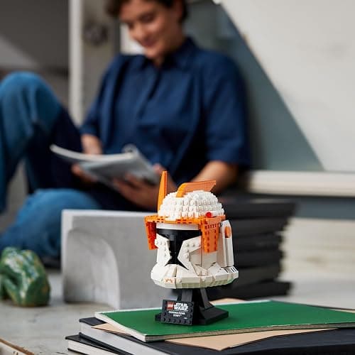 LEGO Star Wars Clone Commander Cody Helmet 75350 Collectible Building Set - Featuring Authentic Details, Office Decor Display Model for Adults, The Clone Wars Collection Memorabilia and Gift Idea thumbnail 6