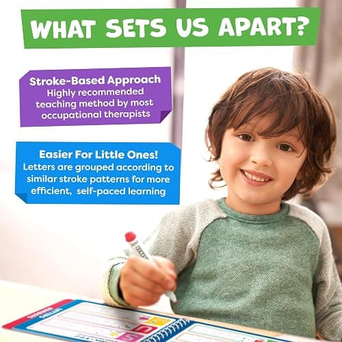 Preschool Learning Activities - Tracing Books for Kids Ages 3-5 - Toddler Handwriting Practice - Letter Tracing for Kids Preschool Kindergarten 3-4, 4-5 - 3 year old boy gift - Gifts for Grandkids thumbnail 5