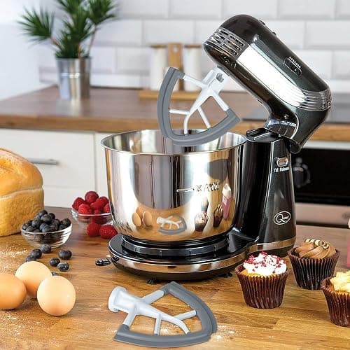 Flex Edge Beater for KitchenAid Mixer, 4.5-5 Quart Tilt-Head Flat Beater Paddle with Flexible Silicone Edges Bowl Scraper, Grey thumbnail 2