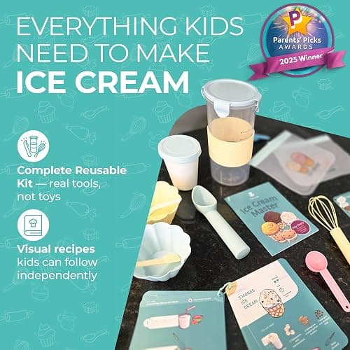 Tovla Jr. Kids Ice Cream Science Maker Kit | Real Reusable STEM | Ages 5-12 thumbnail 3