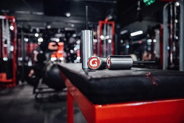 GymPin 6" Weight Stack Extender Pin - Load Extra Olympic Weight for Strength Training Weight Lifting - Cable Machine Attachment - CNC-Machined Aluminum Bar Made in England - 10mm Steel Pin - 10mm thumbnail 3