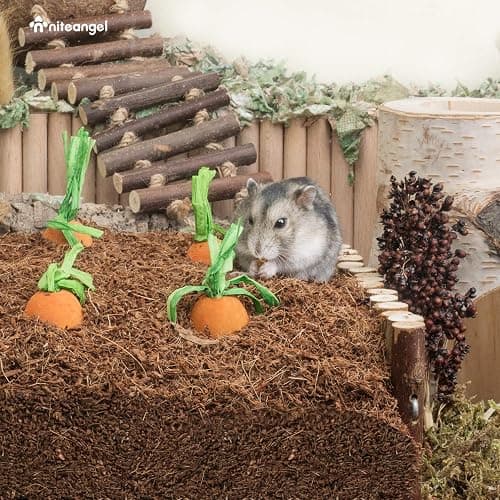 Niteangel Natural Coco/Cork Hamster Bedding Pet Litter for Dwarf Syrian Hamsters, Gerbils, mices, Degus or Other Small Animal (Coco Peat) thumbnail 3
