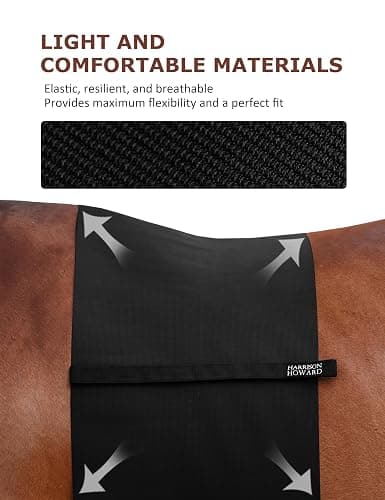 Harrison Howard Horse Belly Guard Body Bandage Wrap Spur Mark Protector Belly Cover Skin Guard Full Size thumbnail 4