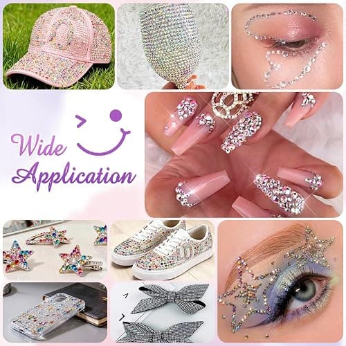33000Pcs 32 Colors Resin Jelly Rhinestones for Bedazzling, 3mm Multicolor Flatback Gems for Crafting, Bedazzler Kit with 3Pcs 10ml B7000 Glue for Clothes Book Shoes Nails Art Makeup thumbnail 5