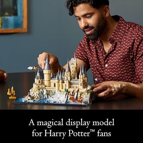 LEGO Harry Potter Hogwarts Castle and Grounds 76419 Building Set, Gift Idea for Adults, Buildable Display Model, Collectible Harry Potter Playset, Recreate Iconic Scenes from The Wizarding World thumbnail 6