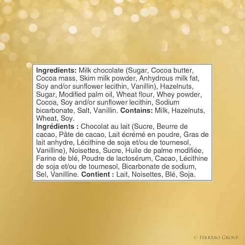 FERRERO ROCHER Fine Hazelnut Milk Chocolate Gift Box; 48 Count; Ideal Hostess Gift; 600g thumbnail 3