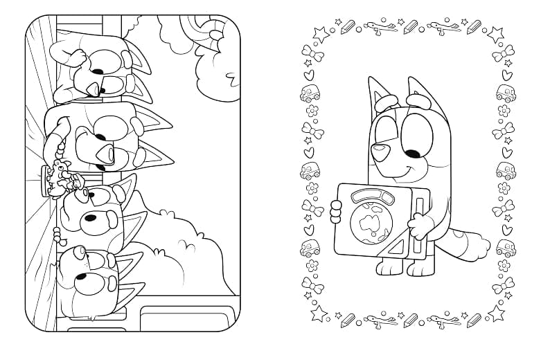 Bluey: Fun and Games: A Coloring Book thumbnail 3