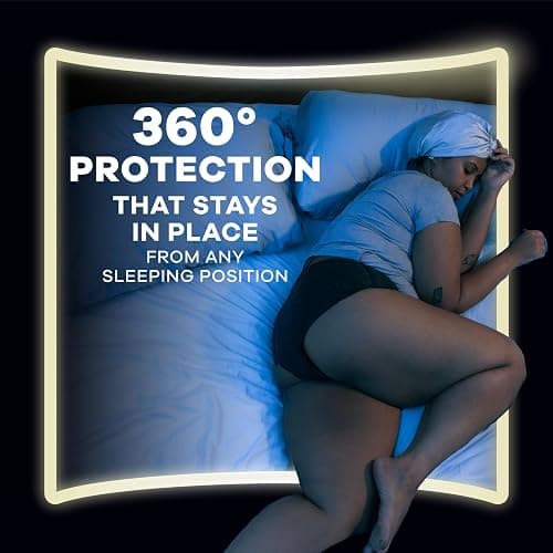 Always ZZZ Overnight Disposable Period Underwear for Women Extra Large/2LX, 360° Coverage for Worry-Free Nights, 14 Count (2 Packs of 7) thumbnail 6