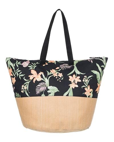 Roxy Women's Beach Tote Bag | Travel | Vacation | Straw | Lightweight | Breathable thumbnail 5