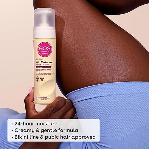 eos Shea Better Shave Cream- Vanilla Bliss, Shea Butter, Aloe Vera, Moisturizing, Shaving Cream for Women, eos Shave Cream, 7 fl oz, 2-Pack thumbnail 3
