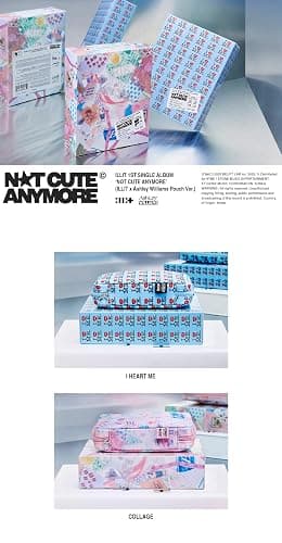 ILLIT 1st Single Album 'NOT CUTE ANYMORE' ILLIT x Ashley Williams Pouch Ver. (I HEART ME) thumbnail 2