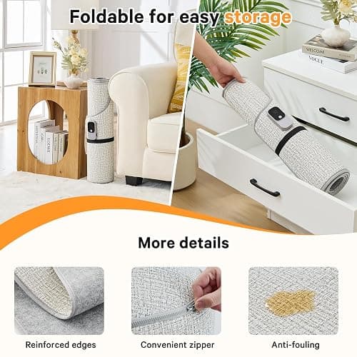 LUCKY GAME Under Desk Heater & Space Heater for Indoor Use,Leg Foot Feet Warmer For Office Home Quiet, Small Portable Personal Office Heater Accessories,Essentials Supplies For Women Men Gifts Medium thumbnail 7