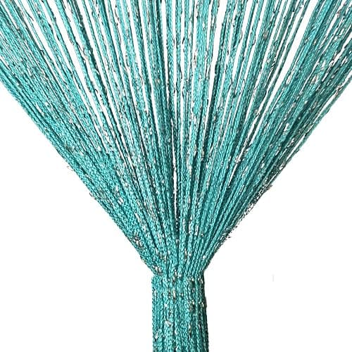 Atsweetlife 2 Pieces Door String Curtain Doorway Beads Curtains,Hanging Room Divider Beaded Decor Hippie Glitter Fringe Panel Closet Window Doors Sequin Sheer Boho Doors Tassel thumbnail 10