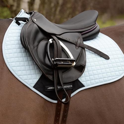 WeatherBeeta Prime Jump Shaped Saddle Pad, Purple Penant, Full thumbnail 3