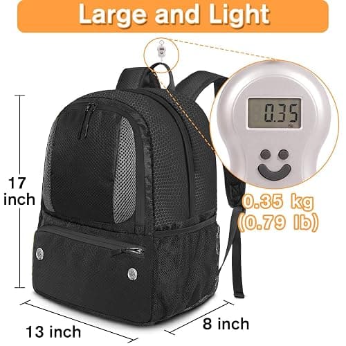 YOREPEK Soccer Backpack, Soccer Bag with Ball Holder and Shoe Compartment | Water Resistant Sport Equipment Bags Fit Basketball Volleyball Football, Youth Soccer Gifts thumbnail 2