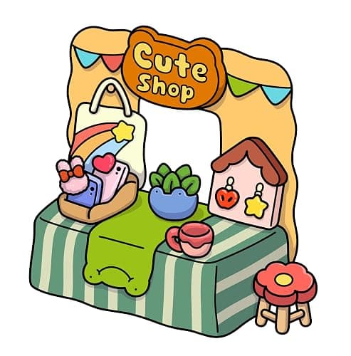 Little Shop: Bold and Easy Coloring Book for Adults and Teens thumbnail 5