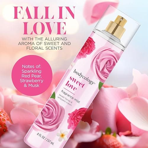 Bodycology Long-Lasting Fragrance Body Mist, Sweet Love, 8 fl oz thumbnail 2