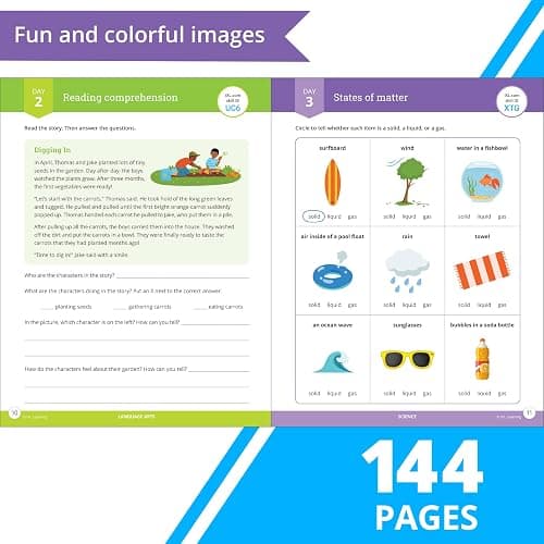 IXL Ultimate Summer 2nd to 3rd Grade Workbooks, Math, Reading Comprehension, Language Arts, Geography, Science, Social Studies, and Writing Practice for Kids (IXL Ultimate Summer Workbooks) thumbnail 3