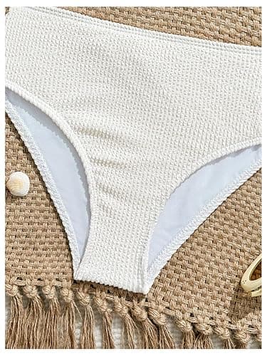 RoseSeek Girl's 2 Piece Padded Bathing Suit Wireless Starfish Swimsuit Spaghetti Strap Vacation Beachwear Set thumbnail 5