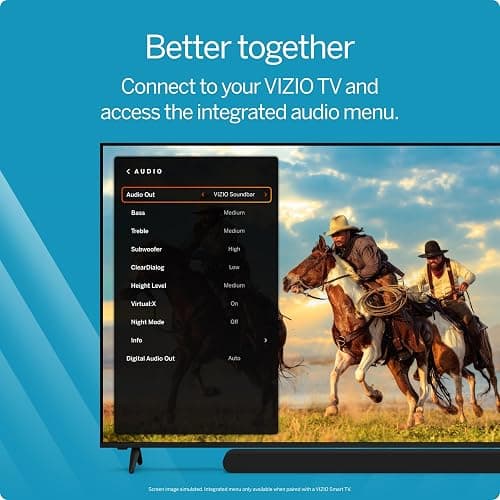 VIZIO 5.1 Soundbar SE, Wireless Subwoofer, Surround Sound w/Dolby Atmos & DTS:X, Bluetooth Speaker, QuickFit™ Compatible – SV510X-08 (New, 2024 Model) thumbnail 13