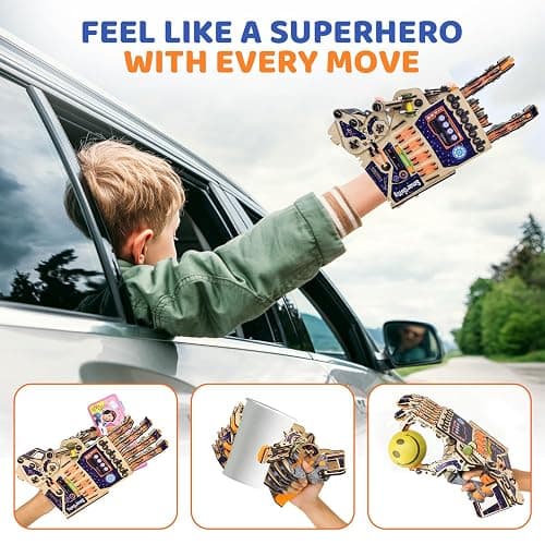 Smartivity Robotic Mechanical Hand STEM Toy for Kids 8-14 | Parents' Choice Award Winner | Superhero STEM Toy | Birthday Gift for Boys & Girls Ages 8,9,10,11,12,13,14 thumbnail 4