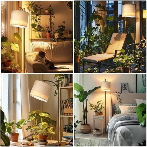 Bstrip Grow Lights for Indoor Plants Full Spectrum, 3000K Tall Plant Light, 25W Led Grow Light with Stand, Plant Lamp with Auto On/Off Timer Function, Angle Adjustable thumbnail 6