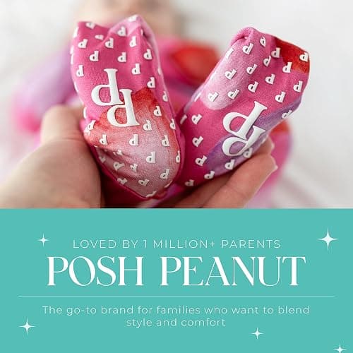 Posh Peanut Convertible Baby Sleepers - Girls Footless Baby Pajamas with 2 Way Zipper for Easy Diaper Changes thumbnail 6