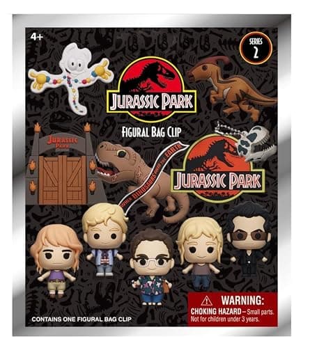 Monogram Retro Jurassic Park Figural Bag Clip Series 2-3D Foam Figural Bag Clip in Blind Bag - Image 1