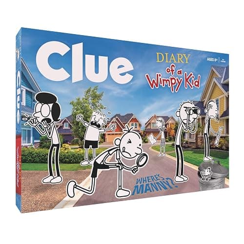 CLUE: Diary of a Wimpy Kid | Solve The Mystery in This Officially-Licensed Collectible Clue Game Featuring Characters & Locations from The Popular Book Series Diary of a Wimpy Kid - Image 1