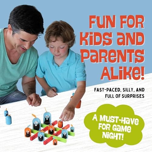 Blue Orange - Gobblet Gobblers (Wood) The Original Game!, Tic Tac Toe Strategy Board Game, Award Winning Kids and Family Friendly Educational Board Game, 2 Players, Ages 5+ thumbnail 7
