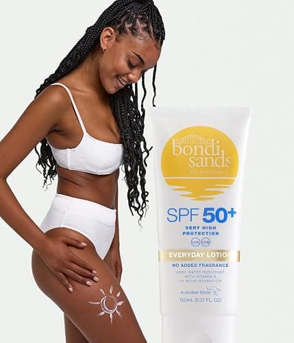 Bondi Sands Fragrance Free Sunscreen Lotion SPF 50+ | Non-Greasy Broad-Spectrum Formula Moisturises, Soothes, and Protects Skin, Water Resistant Up To 4 Hours + Cruelty Free | 150 mL/5.07 Oz thumbnail 4