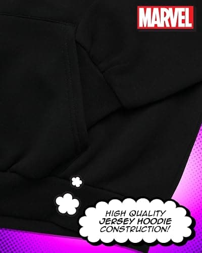 Marvel Spider-Man Mens Graphic Hoodies - Breathable Soft Fleece Cotton-Blend Pullover Sweatshirt Hoodies for Men thumbnail 4