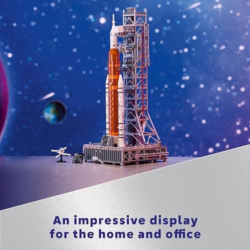 LEGO Icons NASA Artemis Space Launch System, Home and Office Décor, Space Gift for Adults, DIY Model Building Kit, Fun Project for Adults, Includes an Orion Capsule and Launch Tower, 10341 thumbnail 6