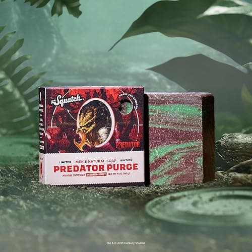 Dr. Squatch Alien & Predator Collection - Natural 4 Soap Gift Set - Cold Process Soap with No Harsh Chemicals - Alien Awakening & Predator Purge (4 Pack) thumbnail 5