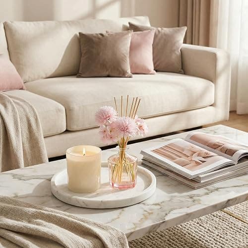 COCORRÍNA Reed Diffuser - Sandalwood Rose 8.5 Fl.oz Flower Reed Diffuser Set with 8 Sticks, Home Fragrance Reed Diffuser for Home Bedroom Office Bathroom Shelf Decor (Master Collection) thumbnail 3