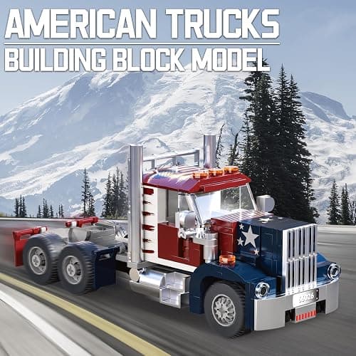 APENGBAOL Semi Truck Building Sets，City Tow Truck Toy Building Block Set for Adults and Boys（268PCS） thumbnail 4