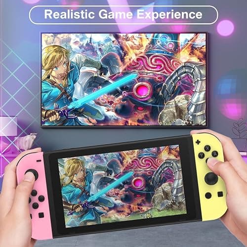Replacement Controller for Nintendo Switch Controller, Wireless Switch Controllers Compatible with Switch/Lite/OLED, Controllers for Switch Support Wake-up/Dual Vibration thumbnail 3