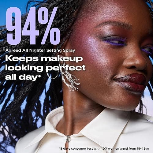 Urban Decay All Nighter Waterproof Makeup Setting Spray - Natural Finish, Up to 24HR Wear, Ultra-Fine Facial Mist, Hydrating Foundation Face Primer, Smudge-Proof, Transfer-Resistant, with Glycerin thumbnail 6