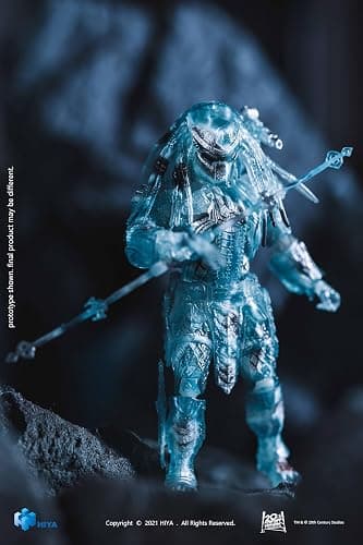 Hiya Toys Exquisite Mini Series 1/18 Scale 5 Inch AVP Active Camouflage Scar Action Figure thumbnail 7